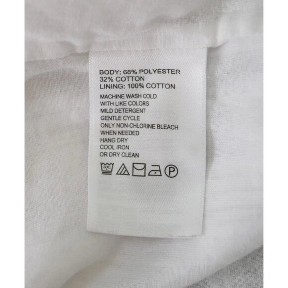 TOMMY BAHAMA ILLUSION FROND WHITE BUTTON UP TOP - Picture 9 of 9